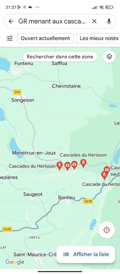 La P'Tite Maison Bois Du Herisson Menetrux-en-Joux Екстер'єр фото